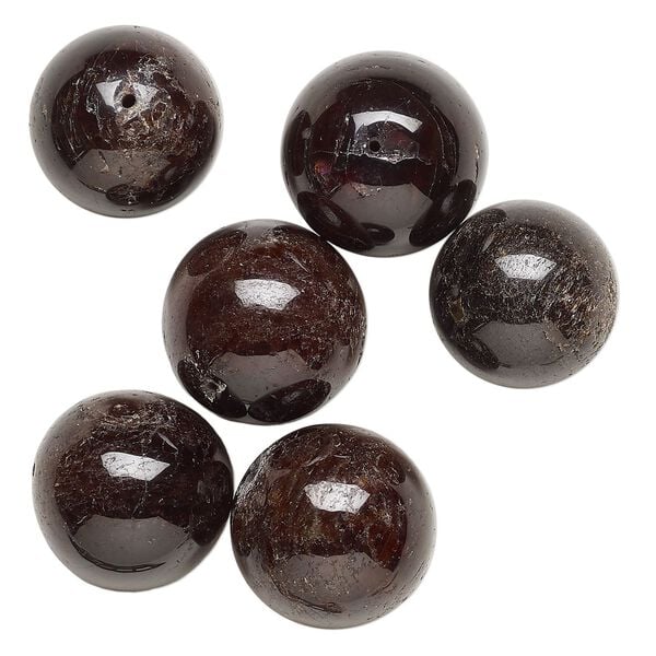 Garnet 1pkg6, round bead mix 19-21mm image number 0