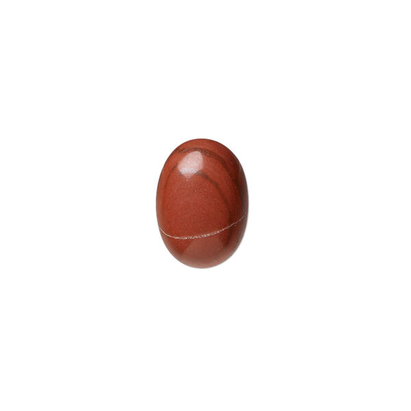 Red jasper 1pkg6, calibrated oval cab natural B grade, 14x10mm image number 0
