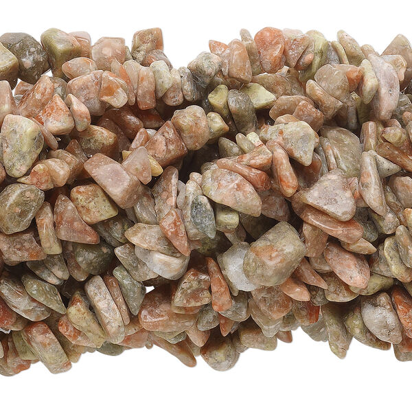 Autumn jasper 1pkg10, chip bead natural 34 inch medium image number 0