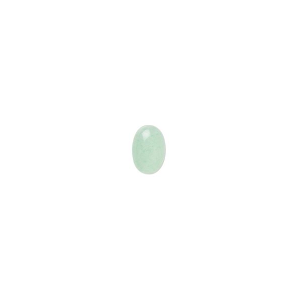 Green aventurine 1pkg16, calibrated oval cab natural 6x4mm image number 0