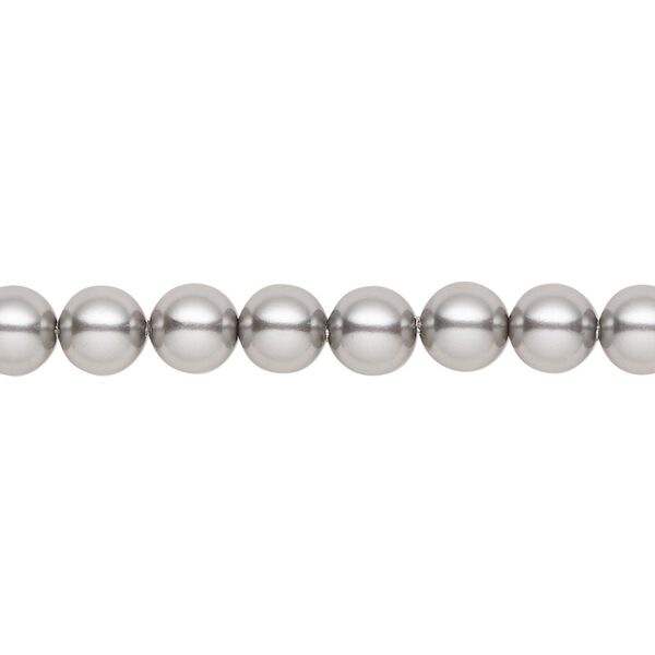 Pearl 500pk grey, Swarovski® 6mm round 5810 image number 0