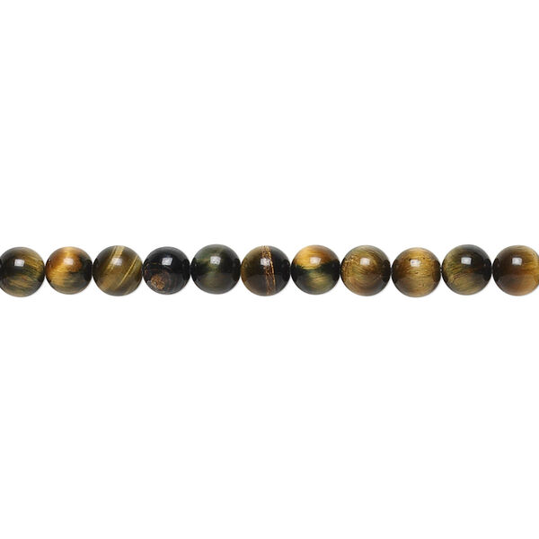 Blue tigereye 1pkg1, round bead natural 15.5-16 inch 4mm image number 0