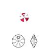 Drop 144pk light Siam shimmer, Swarovski® 8mm pendant mini disk 6428 image number 0