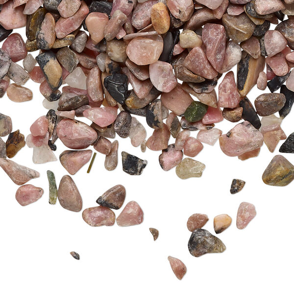 Rhodonite 1pkg1, undrilled inlay chip natural 2 oz mini image number 0