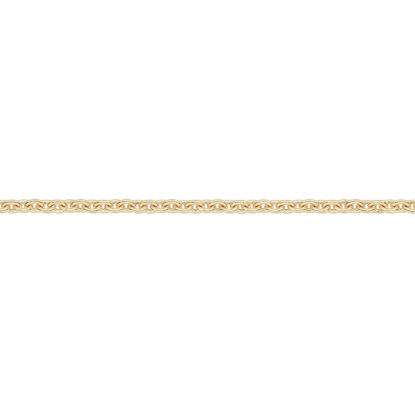 Chain, 14Kt gold-filled, 1.4mm cable. Sold per pkg of 5 feet. image number 0