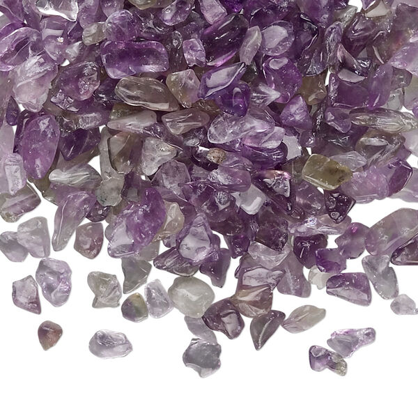 Amethyst 1pkg1, undrilled inlay chip natural 50g mini image number 0