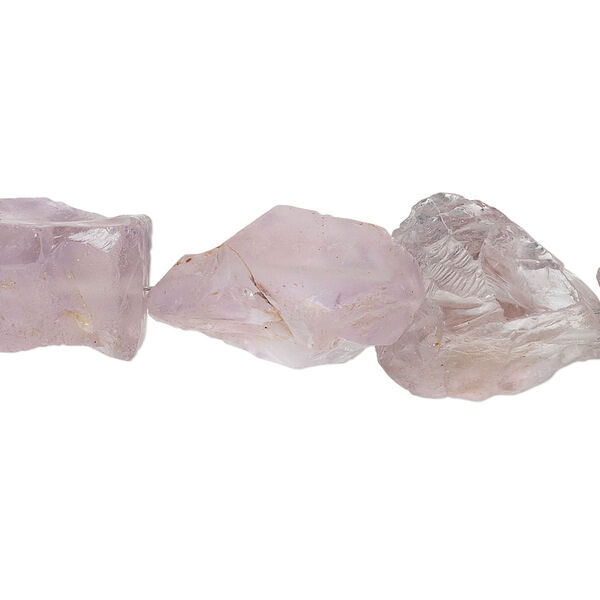 Lavender amethyst 1pkg5, rough nugget bead natural medium image number 0