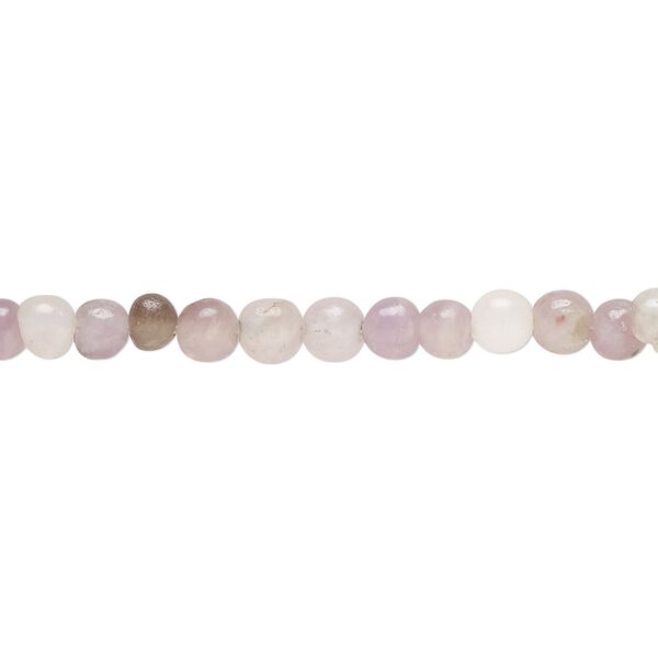 Quartz mix 1pkg1, round bead natural 15.5-16 inch 4mm image number 0