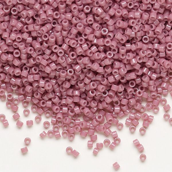 Seed bead, Delica®, glass, pkg/50g, #11 round, Duracoat® opaque outside dyed hydrangea (DB-2137). image number 0