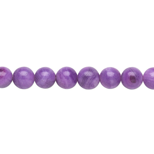 Crazy lace agate 1pkg1, round bead 15.5-16 inch 6mm image number 0