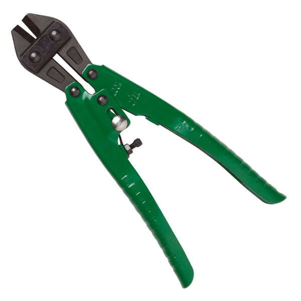 Wire cutter, steel, green and black, 8 inches. Sold individually. image number 0