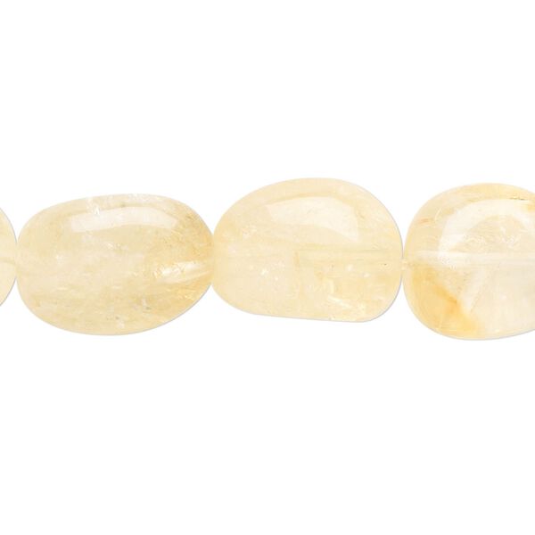 Citrine 1pkg1, tumbled nugget bead 15 inch medium image number 0