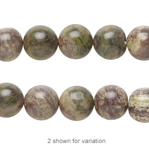 Rainbow rhyolite 1pkg1, round bead natural 8 inch 10mm image number 0