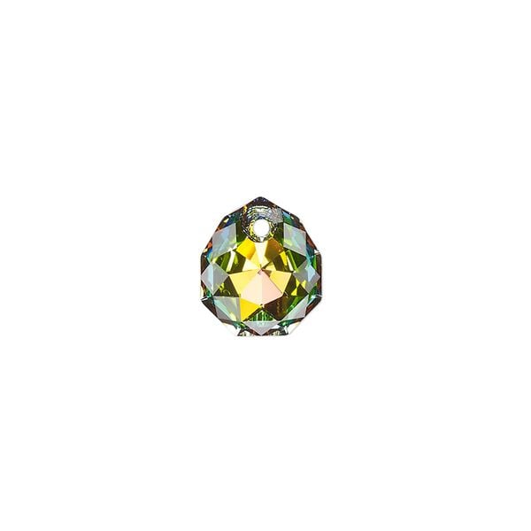Drop 1pk crystal vitrail medium, Crystal Passions® 11.5x10mm pendant majestic 6436 image number 0