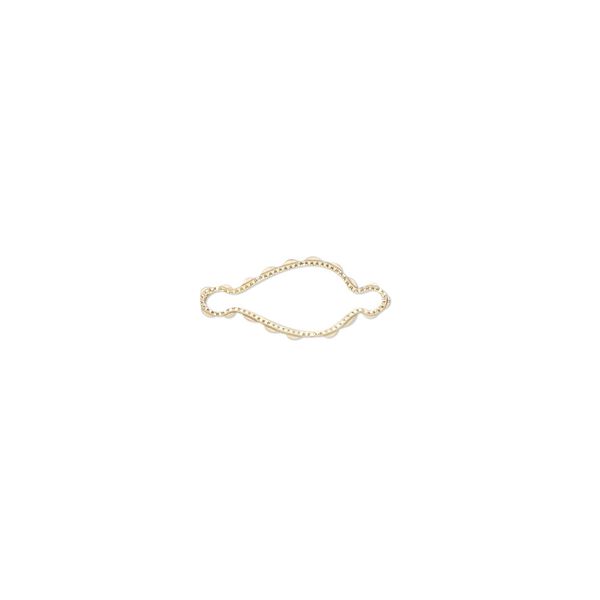 Link, Wrap-Tite®, 14Kt gold-filled, 8x5mm fancy pear setting. Sold per pkg of 2. image number 0