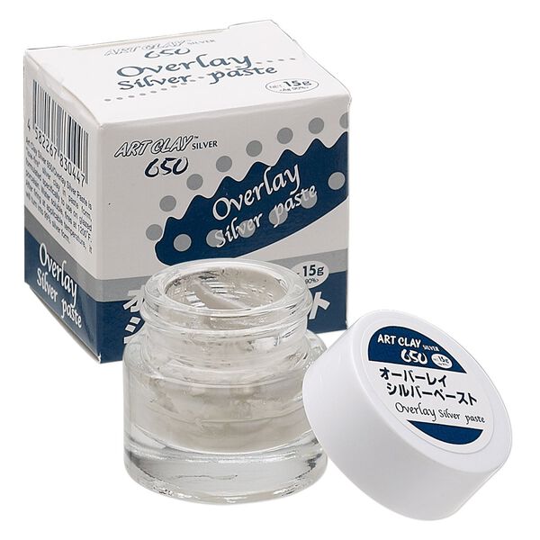 Art Clay® Fine Silver overlay paste, pkg/15g, low fire. image number 0