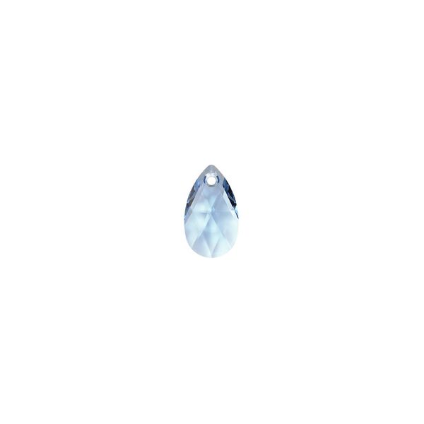 Drop 2pk cool blue, Crystal Passions® Regenerated 16x9mm pendant pear 6106 image number 0