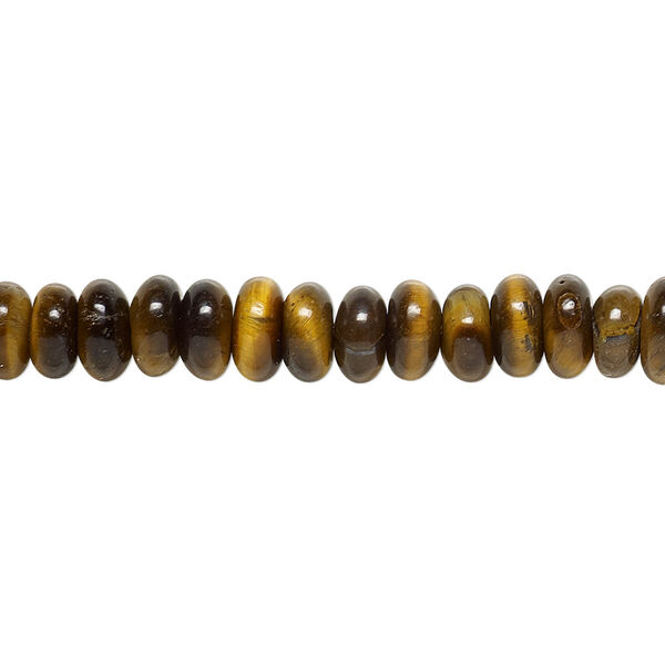 Tigereye 1pkg1, rondelle bead natural B grade, 15.5-16 inch 6x3mm image number 0