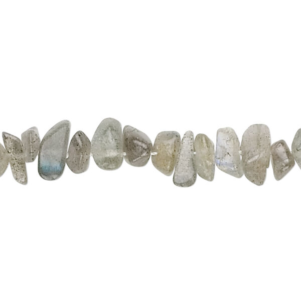 Labradorite 1pkg1, chip bead natural 34 inch small-medium image number 0