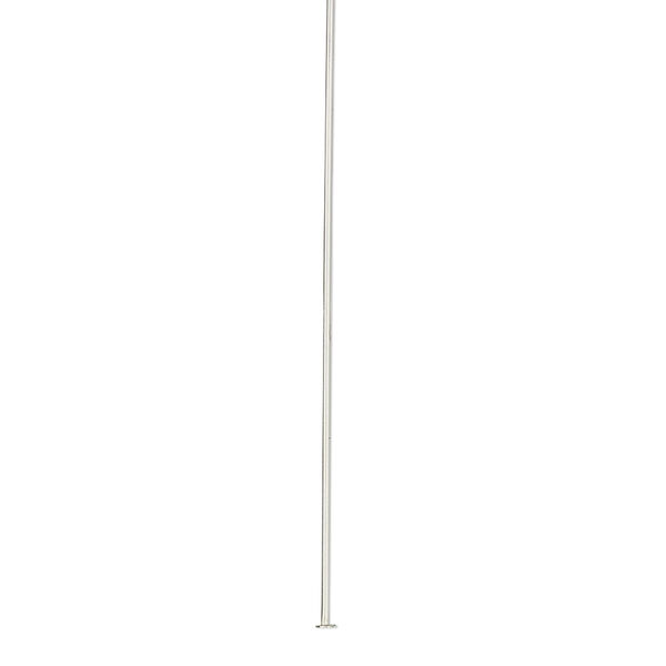 Head pin, stainless steel, 2 inches, 24 gauge. Sold per pkg of 50. image number 0