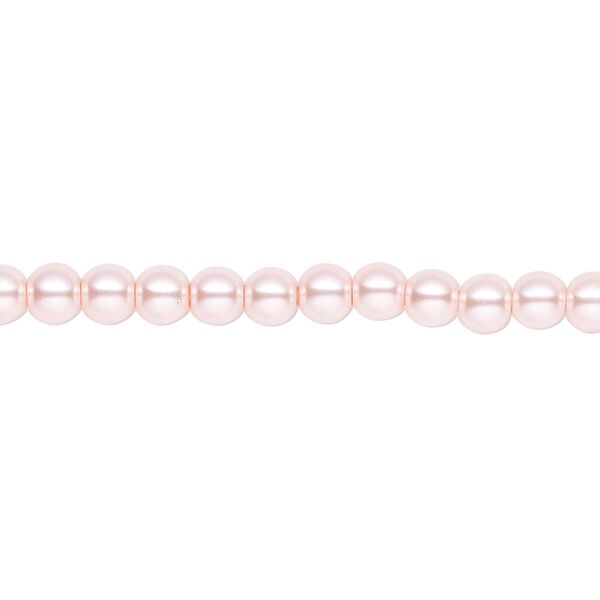 Pearl 2pk rosaline, Celestial Crystal® 4mm round 15.5-16 inch image number 0