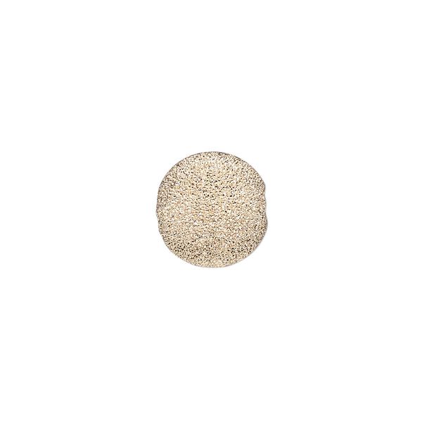 Bead, 14Kt gold-filled, 12mm stardust round with 2.5mm hole. Sold individually. image number 0