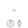 Drop 12pk light turquoise, Crystal Passions® 6mm pendant mini disk 6428 image number 0