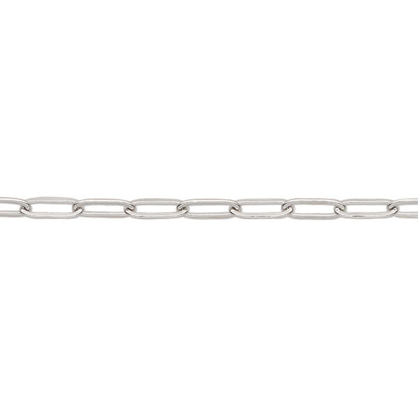 Chain, stainless steel, 2.6mm paperclip. Sold per pkg of 5 feet. image number 0