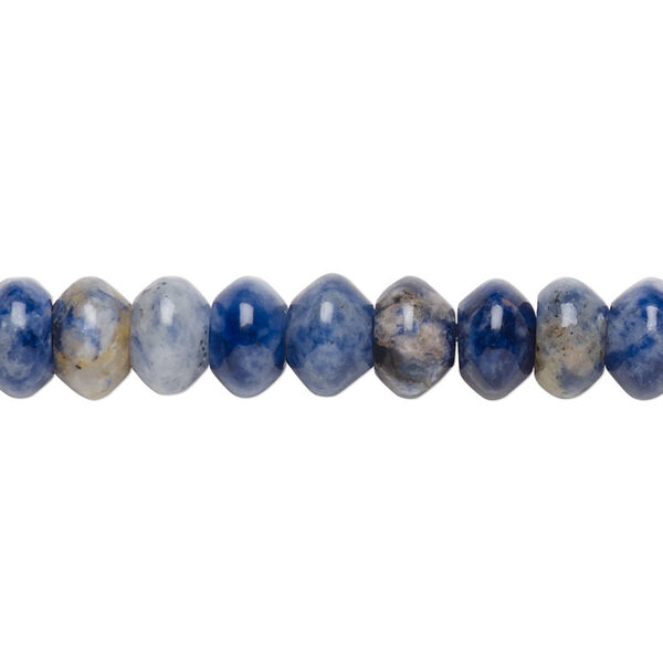 Sodalite 1pkg1, rondelle bead natural B grade, 15.5-16 inch 8x5mm image number 0