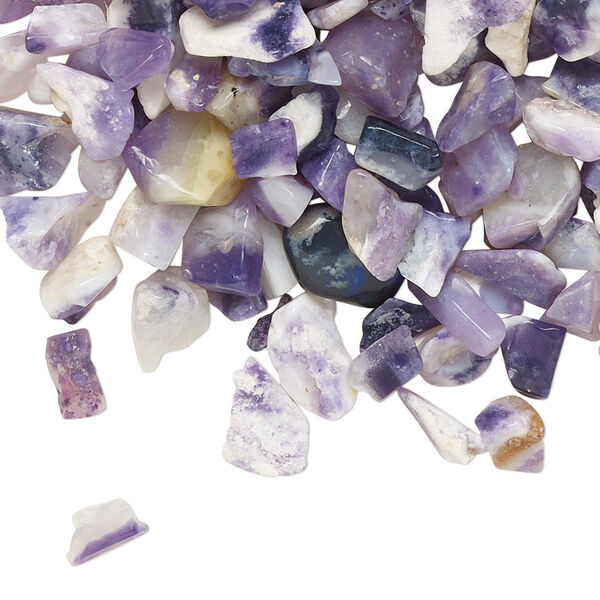 Purple opal 1pkg1, undrilled inlay chip natural 1 oz mini image number 0