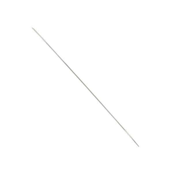 Needle, Beadalon®, stainless steel, pkg/4, 4-1/2 inches, 0.58mm width, big-eye. image number 0