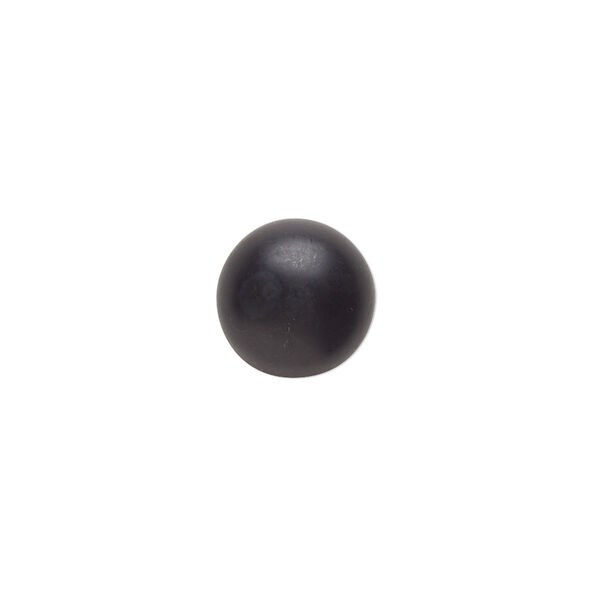 Black onyx 1pkg10, calibrated matte round cab 12mm image number 0
