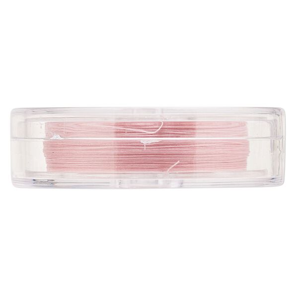 Thread, One-G™, nylon, pkg/125 yards, pink, size 0. image number 1