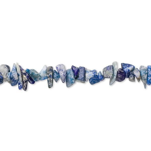 Denim lapis 1pkg1, chip bead natural 32 inch medium image number 0