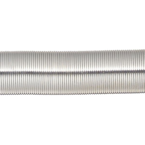 Memory wire, silver-plated carbon steel, 1/2 inch toe ring, 0.65-0.75mm thick. Sold per 1-ounce pkg, approximately 250 loops. image number 0