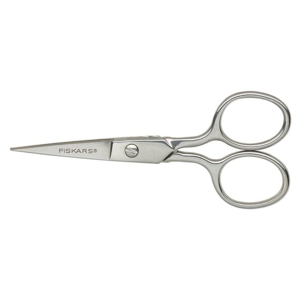 Scissors, FISKARS®, forged stainless steel, 4 x 1-3/4 inches. Sold individually. image number 0