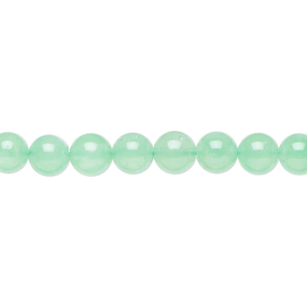 Chrysoprase 1pkg1, round bead natural 15 inch 6mm image number 0