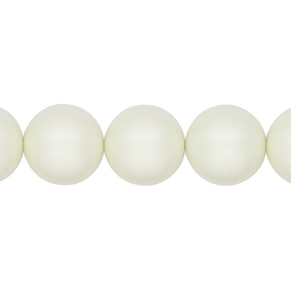 Pearl 10pk pastel green, Crystal Passions® 12mm round 5810 image number 0