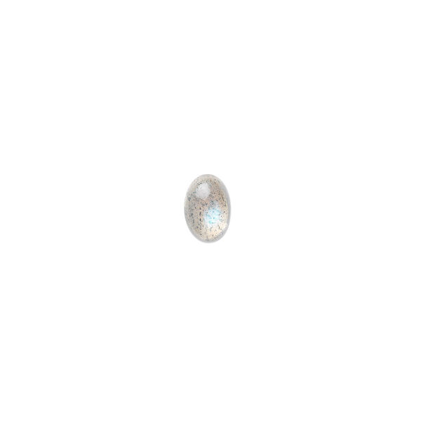 Labradorite 1pkg2, hand-cut calibrated oval cab natural B grade, 6x4mm image number 0