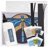 Sabrina Frey Bead Mosaic™ Starter Kit, glass / medium-density fiberboard / glue, pkg/1, multicolored, 8x10 inches with "Dragonfly" design. image number 1