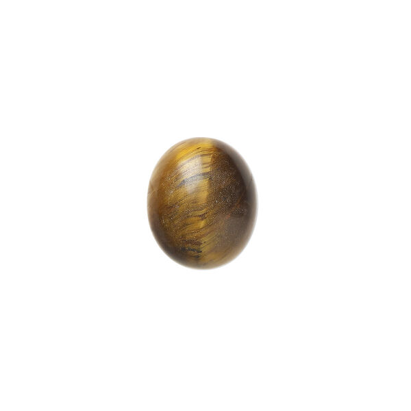 Tigereye 1pkg6, calibrated oval cab natural 12x10mm image number 0