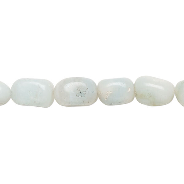 Amazonite 1pkg1, nugget bead natural 15 inch medium image number 0