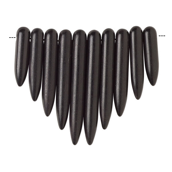 Magnesite 1pkg10, spike fan focal graduated 20x5mm-39x5mm image number 0