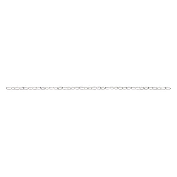 Chain, sterling silver, 2mm cable. Sold per pkg of 5 feet. image number 0
