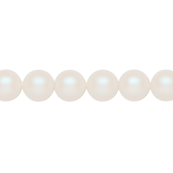 Pearl 250pk pearlescent white, Swarovski® 8mm round 5810 image number 0