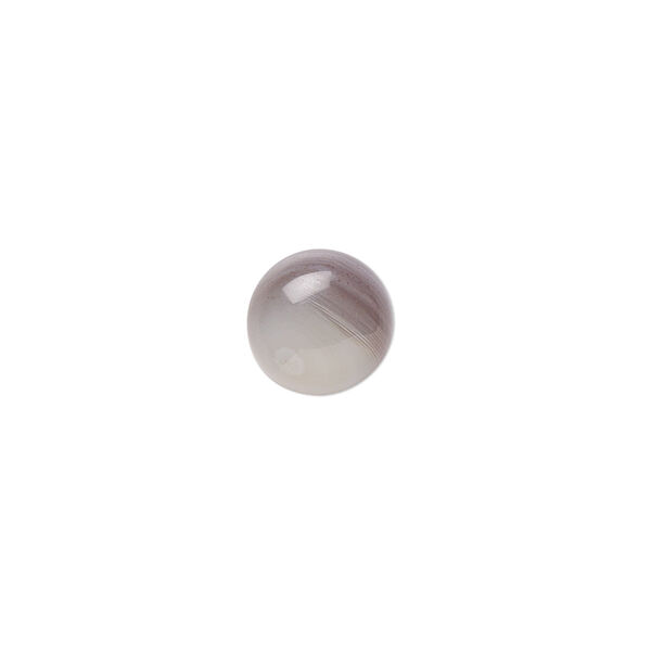 Botswana agate 1pkg2, calibrated round cab natural 10mm image number 0
