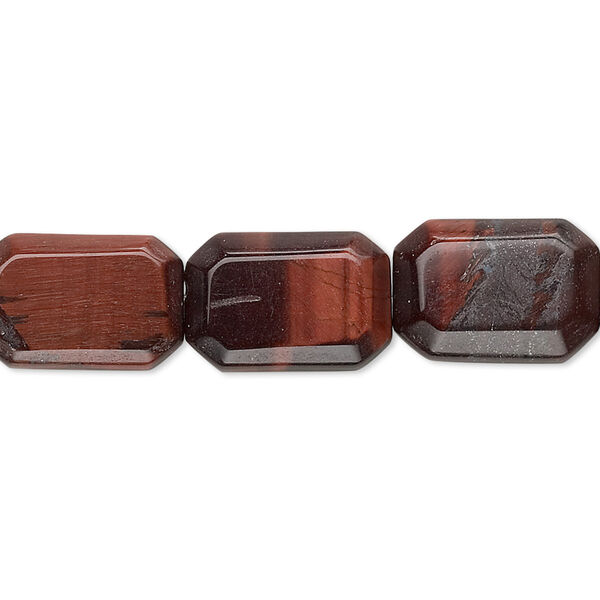 Red tigereye 1pkg1, faceted octagon bead 15.5-16 inch 15x10mm image number 0