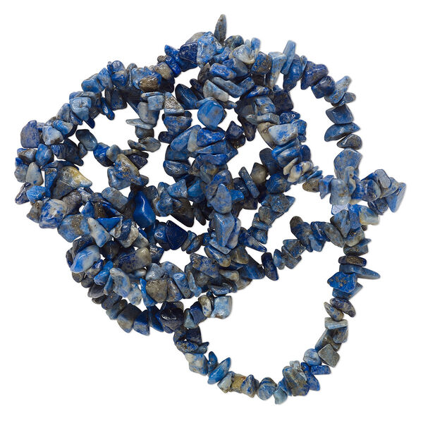 Lapis lazuli 1pkg1, chip bead natural 32 inch medium image number 0