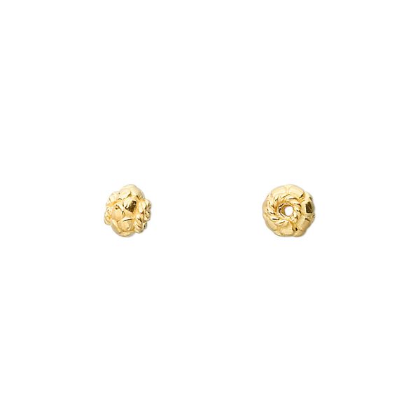 Bead, "vermeil," 5mm beaded round. Sold per pkg of 12. image number 0