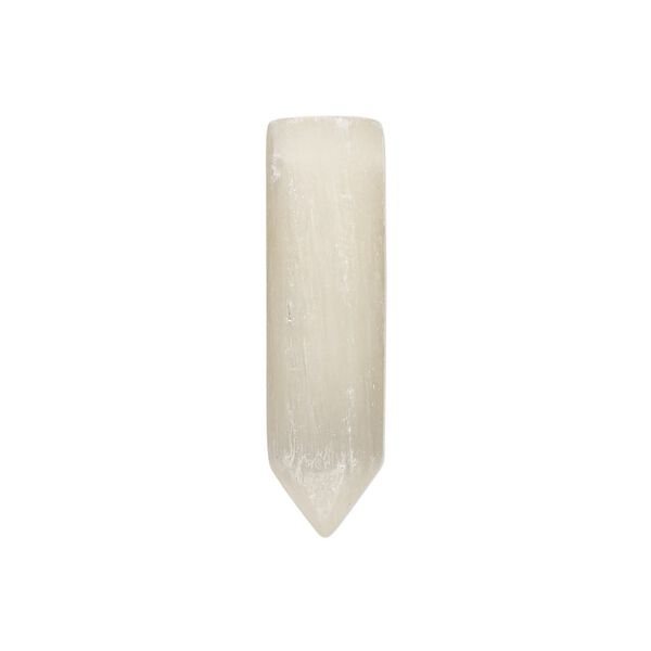Golden selenite 1pkg1, hand-cut top-drilled faceted point bead 27x6mm-28x7mm image number 0